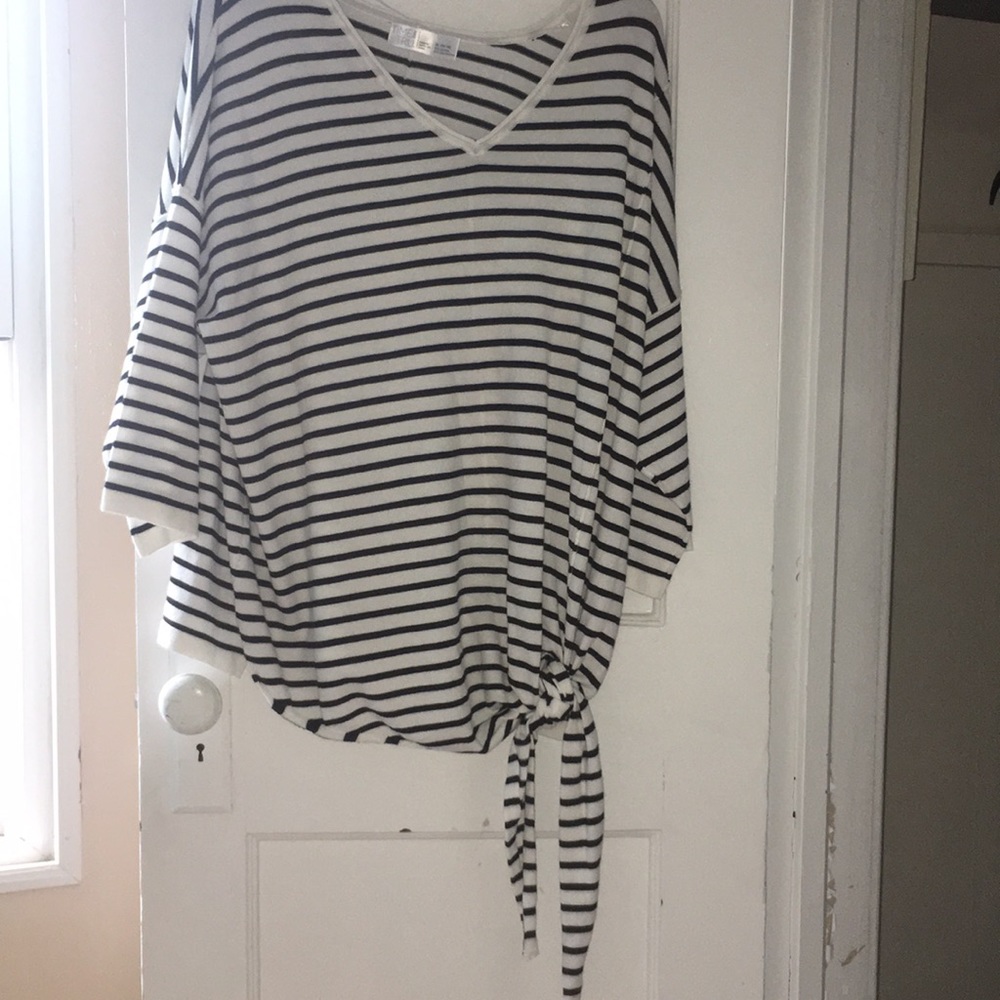 Black and white stripes Sweater